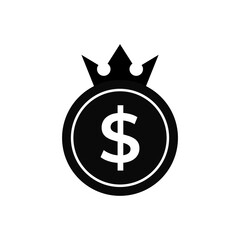  finance organization logo template. crypto, coin, currency, dollar, bitcoin, cryptocurrency, blockchain, mining, nft, finance logo.