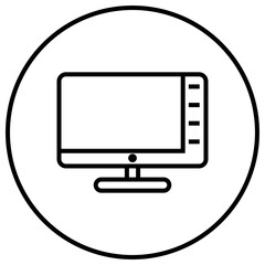 monitor line icon 2