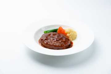 美味しいデミグラスソースハンバーグ3