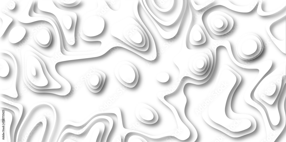 Aufkleber White modern geometric background.Abstract background with lines in diamond triangle shape geometric pattern with shadow. modern abstract pattern Space design concept elegant abstract background.