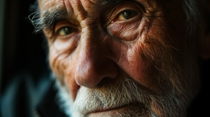 Portrait of an old Arabic man