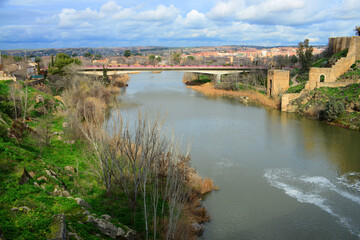 Obraz premium Tagus River Toledo, Spain