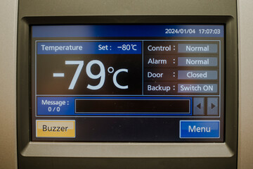 Human Biological Specimens storage place.