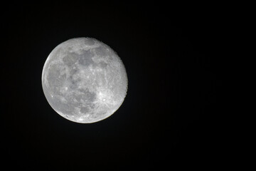 Fototapeta premium gros plan sur la pleine lune