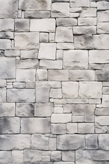 Architectural Elegance  3D Rendering of White Background with Stone Old Texture Wall, Conceptual Background for Design Projects