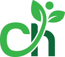 Vector CH leaf logo