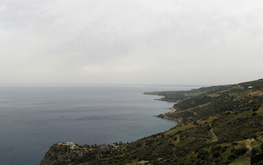 La côte de Rodakino près de Spili en Crète