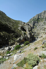Les gorges de Kotsifos près de Spili en Crète
