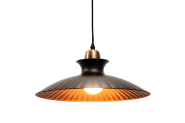 Pendant ceiling lamp shade, cut out