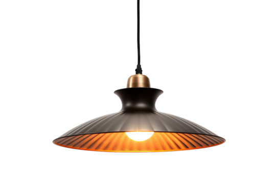 Pendant ceiling lamp shade, cut out