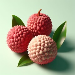 Freshly lychee fruit from thai plantations available for purchase in various markets and supermarkets