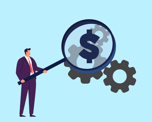 Cost effective, reduce cost and time to maximize better quality result, optimize cost and expense for better profit strategy concept