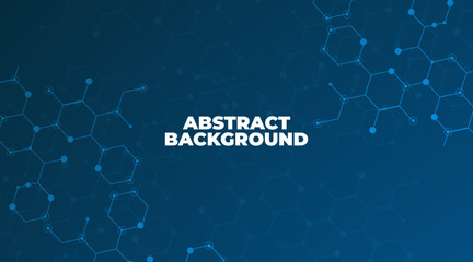 illustration of a honeycomb background