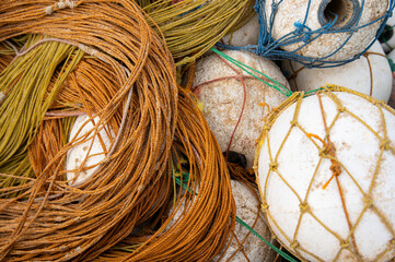 Fishing nets and Buoys