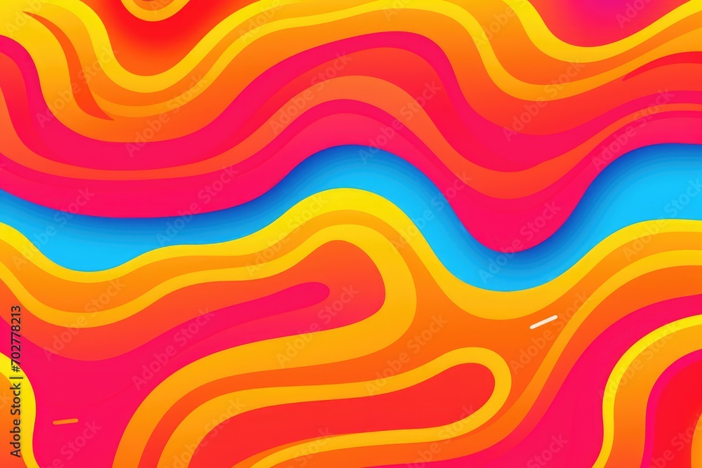 Aufkleber abstract bright colorful swirl wave background. modern psychedelic fluid gradient texture. retro des