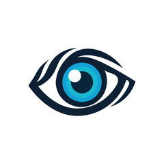 Eye Vision Logo Design Icon Symbol vector or eps