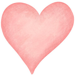 red heart on white background