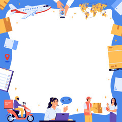 Delivery service background