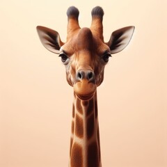 Obraz premium giraffe head close up