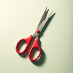 scissors on simple background
