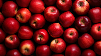 Fresh organic apples, apple background