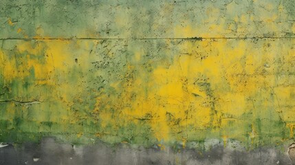 Green and Yellow Abstract Wall Texture Background 