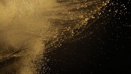 gold splash particles isolated overlay metallic background luxury golden texture small glitter points illustration