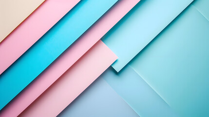 Soft pastel blue green yellow pink colors light flat solid geometric abstract background wallpaper