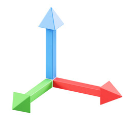 gizmo icon 3d illustration