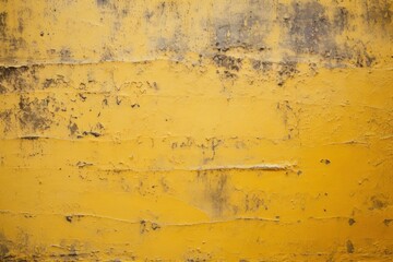  a close up of a yellow wall with a black and white cat on the side of the wall and a black and white cat on the other side of the wall.