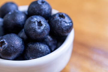 blueberry in a bowl for healthy diet