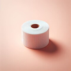 roll of paper on a white background
