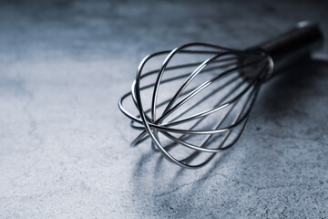 Eggbeater Balloon Whisk on background