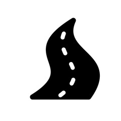 winding road asphalt street illustration 