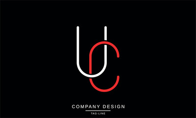 CU, UC, Abstract Letters Logo Monogram