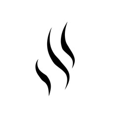 Cooking steam or warm aroma smell mark