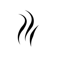 Fototapeta premium Cooking steam or warm aroma smell mark