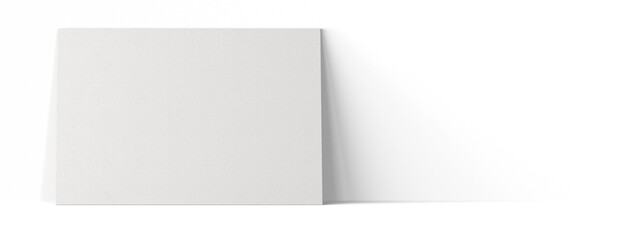 Various model of blank white art canvas isolated on plain floor suitable for your mockup project. - obrazy, fototapety, plakaty
