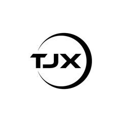 TJX letter logo design with white background in illustrator, cube logo, vector logo, modern alphabet font overlap style. calligraphy designs for logo, Poster, Invitation, etc.