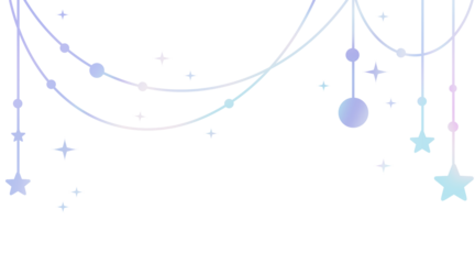 star sparkle bunting shinny illustration carnival garland birthday new year baby shower party decoration banner colorful boho style border frame