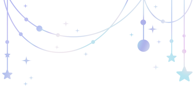 star sparkle bunting shinny illustration carnival garland birthday new year baby shower party decoration banner colorful boho style border frame