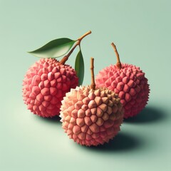 Freshly lychee fruit from thai plantations available for purchase in various markets and supermarkets
