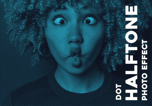 Dot Halftone Effect