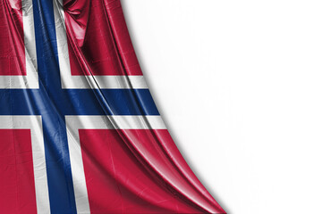 Norway flag on transparent background. Png