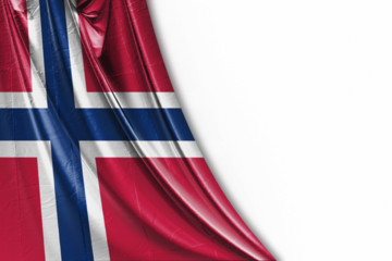 Norway flag on transparent background. Png