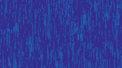 Blue mosaic tile background in technology concept. Abstract blue LED squares. Blue pixel grid background. Vector illustration.