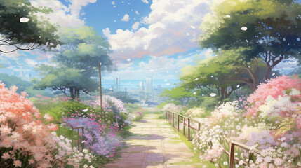 spring in the garden