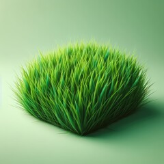 green grass on  simple background

