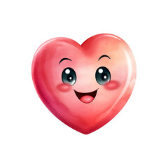 Emotive Love: Valentine Heart Emoji - A Festive Digital Expression for Your Valentine's Day