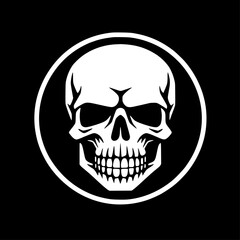 Skull - High Quality Vector Logo - Vector illustration ideal for T-shirt graphic